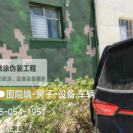 大庆数码迷彩漆施工